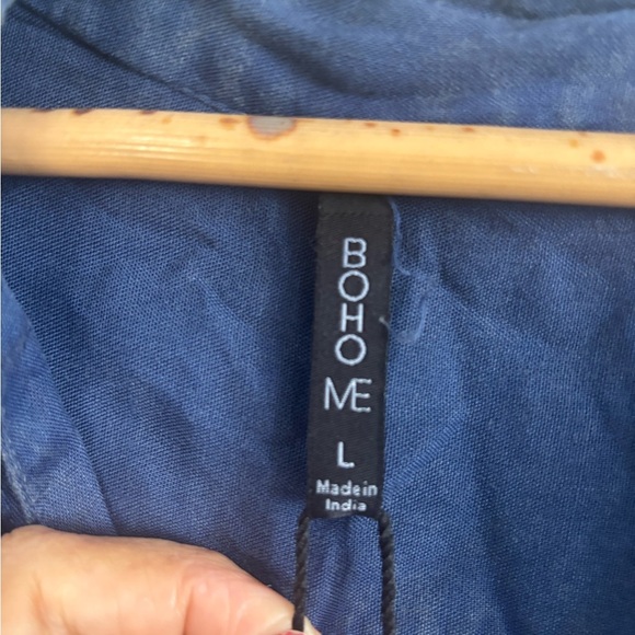 Chic Ombre Navy and Light Blue Women's Tunic - Picture 7 of 11